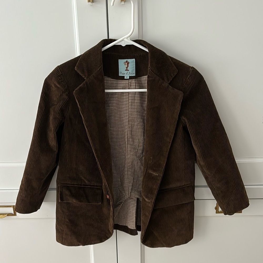 Papo d’Anjo (aka Oscar de la Renta) Brown Corduroy Jacket